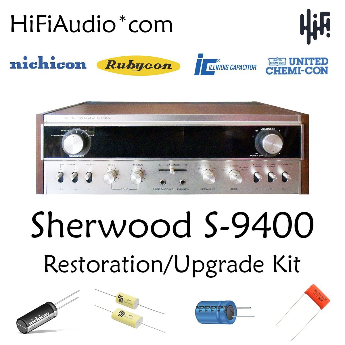 Sherwood S-9400 vintage audio equipment - eBay listing photo 4