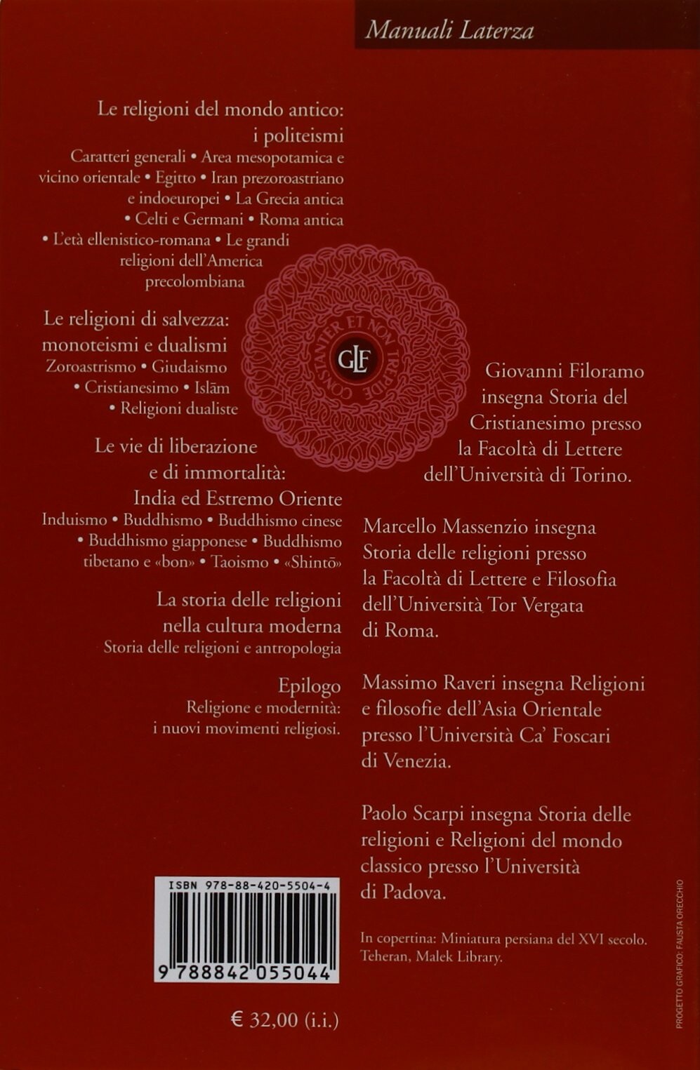 Manuale di storia delle religioni - [Laterza - Collane Universitarie]