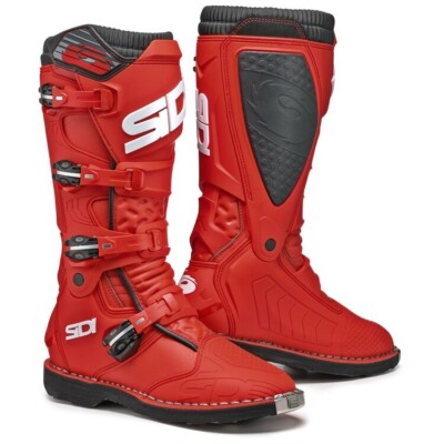 Sidi X-Power MX Motocross Boots Red / Red - Men's 11.7 US / 46 EU