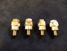 4 PCS BATTERY SIDE POST ADAPTER GOLD POSITIVE NEGATIVE SYSTEM CONNECTOR BT305