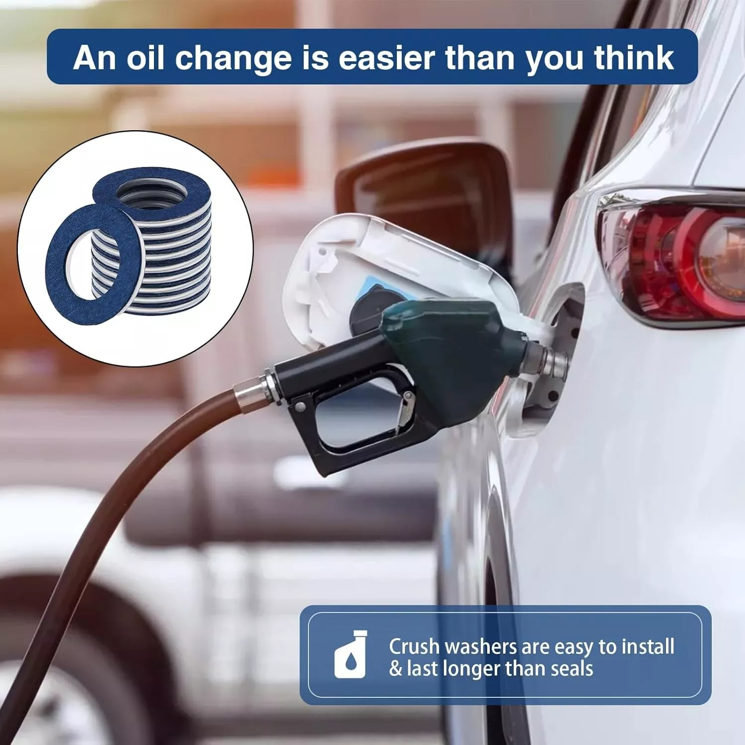 100 Pcs 12mm 90430-12031 For Toyota Lexus SCION Oil Drain Plug Washer Gasket US