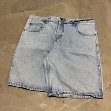 Vintage y2k Baggy Light Wash Faded Glory Jean Shorts