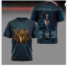 TOOL Band T-Shirt In Concert World Tour 3D All Over Print Blue Face Graphic Tee