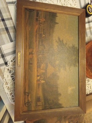 W.M. Davis Vintage Print 12x20 Print Including Frame It Is 223/4x141/2
