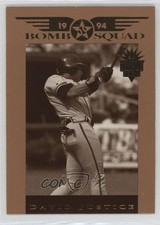 1994 Donruss Triple Play Bomb Squad David Justice #5 5w0