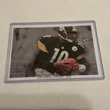 Vintage Nike KORDELL STEWART Pittsburgh Steelers Promo Poster Card 4X6