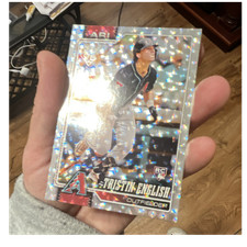 Topps 2026 Series 1 Tristin English #346 Rookie Holofoil Parallel Card. rookie card picture