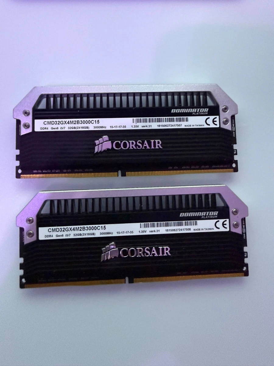 Corsair DDR4 SDRAM 32 GB Total Capacity Memory (RAM) for sale | eBay