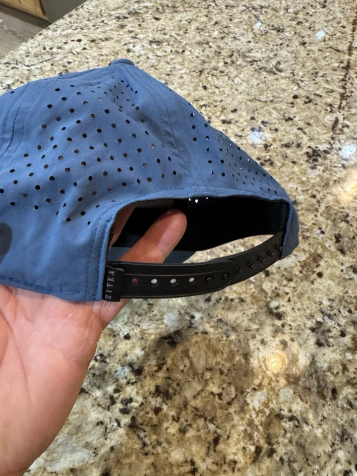 Gorra/sombrero de béisbol Sitka Snapback malla trasera azul Foto 2 de 4