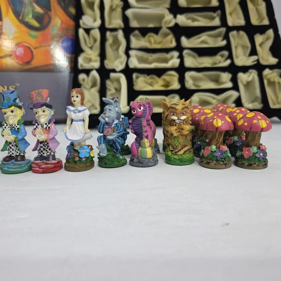 RARE Collectible ALICE in WONDERLAND Chess Pieces by Creations-Set Contemporary - Image 4 of 4