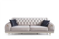 Chesterfield Sofa Couch 230Cm MöBel Einrichtung Wohnzimmer Polster