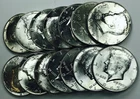 *MIXED DATE 40% KENNEDY HALF DOLLAR LOT* *14 TOTAL COINS* *AU++* NR #G4584