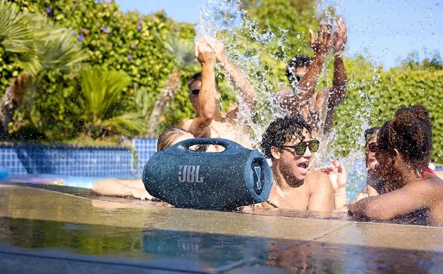 JBL Boombox 4 Bluetooth Lautsprecher, Blau JBLBOOMBOX4BLUEP Neu