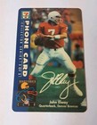 John Elway Denver Broncos Phone MCI Card #3 Quarterback Club Used N0 VALUE LEFT! — photo 5