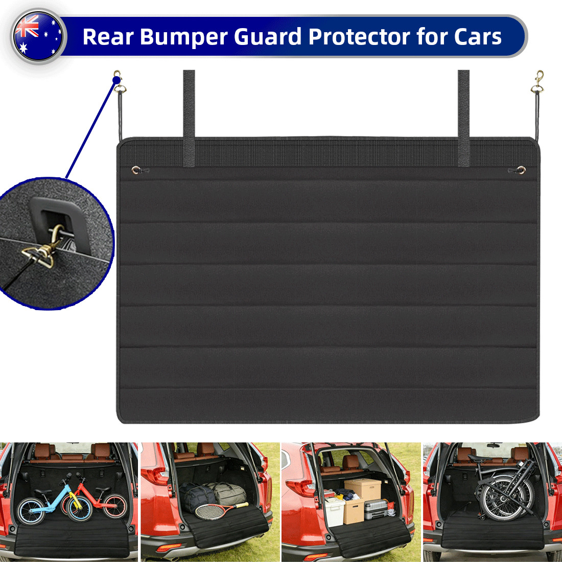 Large 96x64cm Rear Bumper Guard Foldable Boot Mat Protector for Tesla Model Y