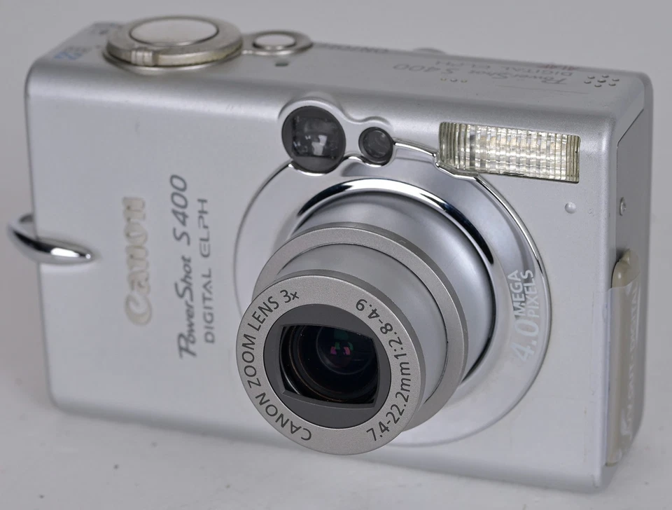 EX++ Canon ELPH PowerShot S400 4MP 3X Zoom Compact Digital Camera with Parts - Image 2 of 4