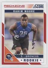 2011 Score Rookie Red Zone Rahim Moore #376 0b3