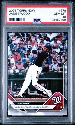 2025 Topps Now 378 James Wood
