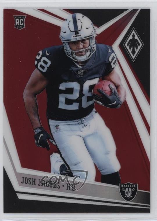 2019 Panini Phoenix Rookies Red 174/299 Josh Jacobs #106 4f5