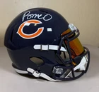 Rome Odunze Signed Full Size Replica Chicago Bears Helmet w/visor Fanatics cert