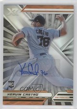 2022 Panini Chronicles Xr Auto Kervin Castro #9 Auto 08jk