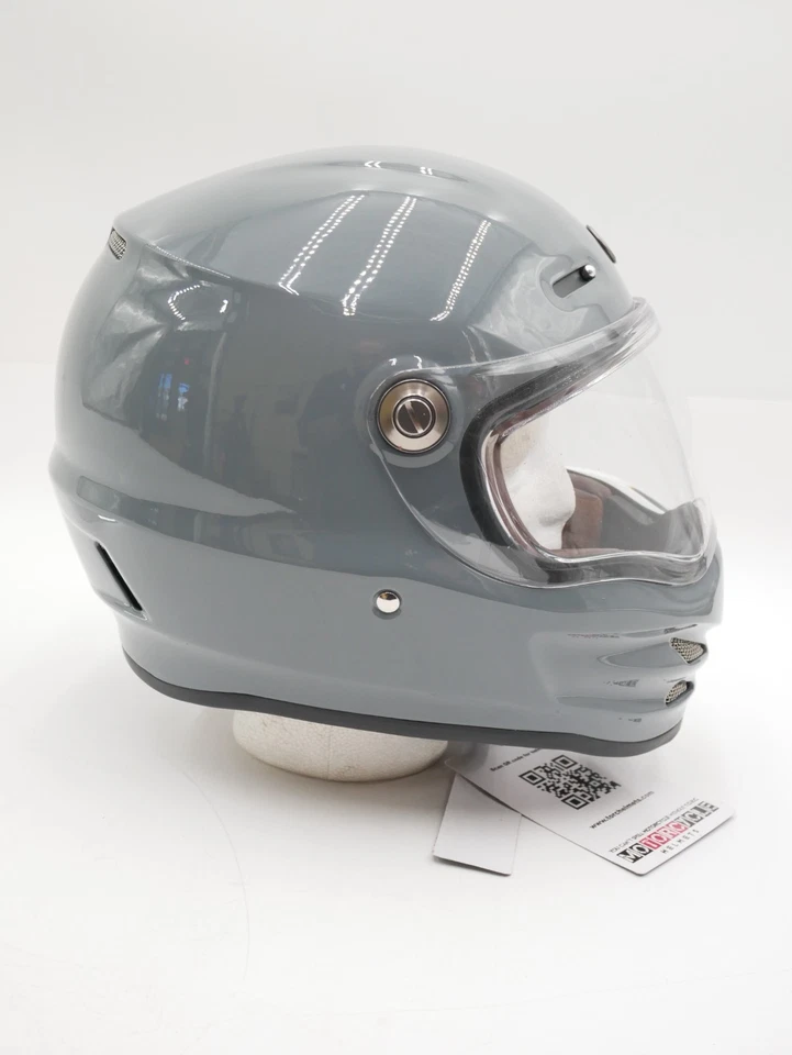 TORC T9 复古摩托车头盔光泽灰色 XXL 码 - T908:26 — 第 2/4 张图片