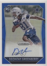 2015 Panini Prizm Rookie Signatures Blue 22/50 Deontay Greenberry Auto 0c2