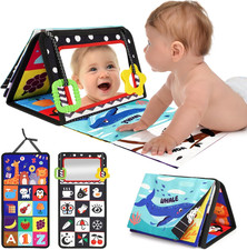 Tummy Time Toys - Black and White High Contrast Baby Toy for Newborn - Baby Visu