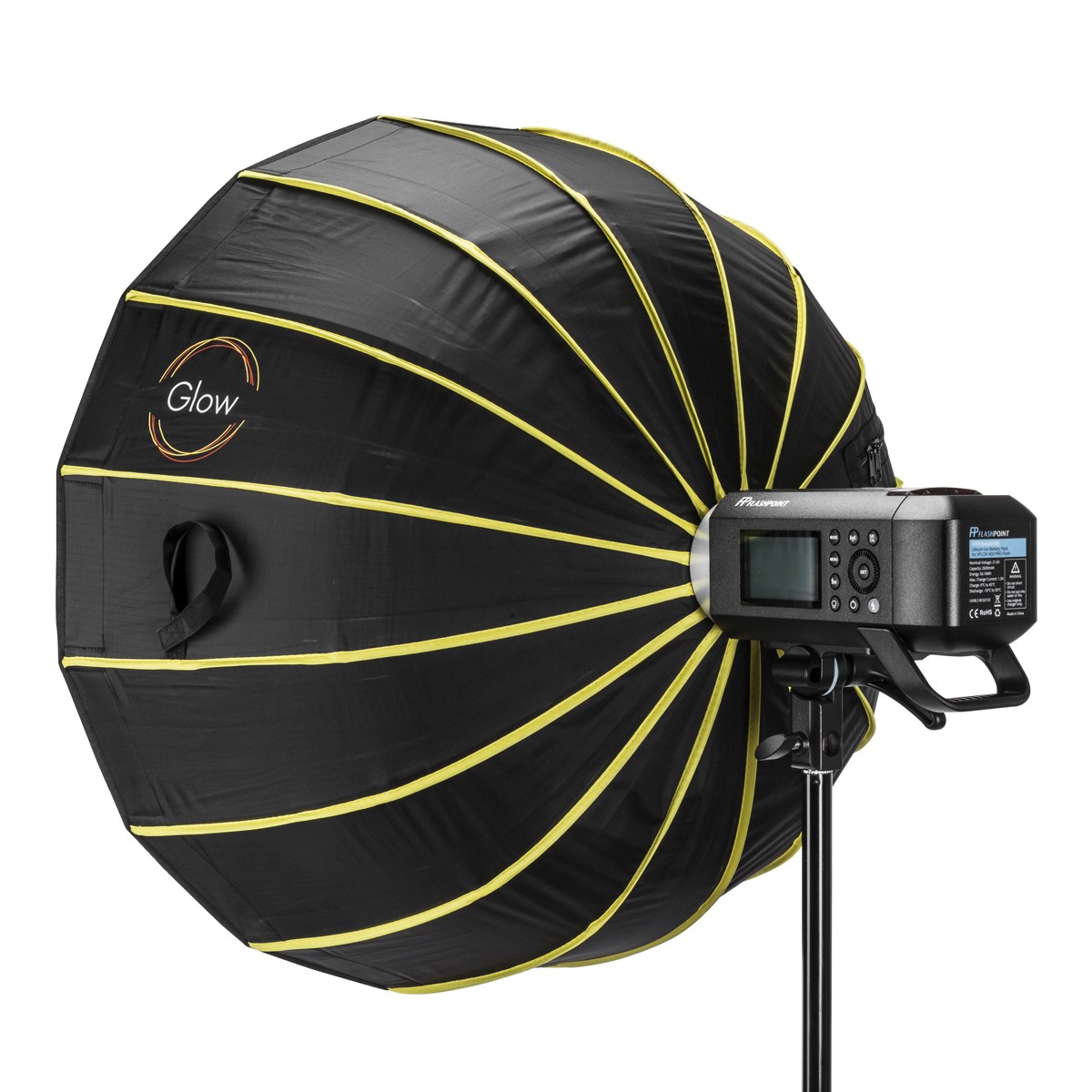 Glow EZ Lock Parabolic Softbox For Flashpoint XPLOR 300 and 400 Direct Mount (25