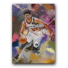 Jarrett Allen Art Card Limited 13/50 Edward Vela Signed (Brooklyn Nets)