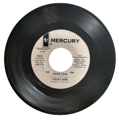 Lesley Gore    I Just Don't Know If I Can / Young Love - PROMO - 72553 - 45 RPM