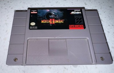Mortal Kombat II (Nintendo SNES, 1994) authentic and tested