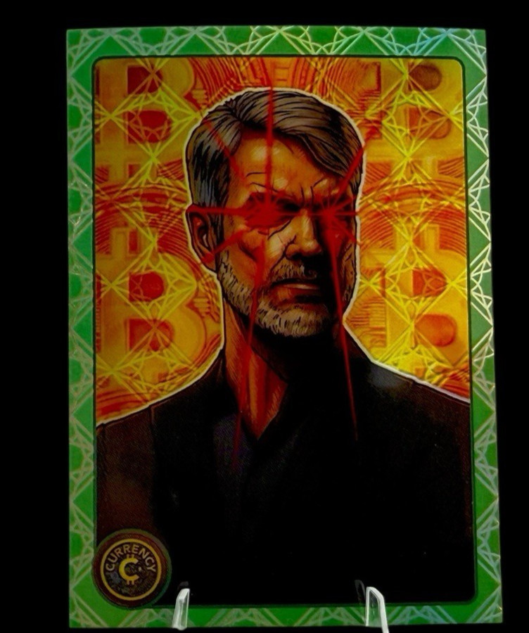 2025 Cardsmiths Currency Series 5 #47 Michael Saylor 26/45 Jade Gemstone