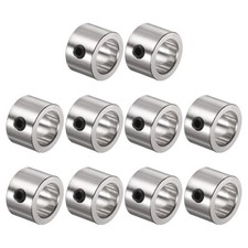 10pcs Set Screw Collars 12mm ID 18mm OD 12mm Height Gear Stopper Wheel