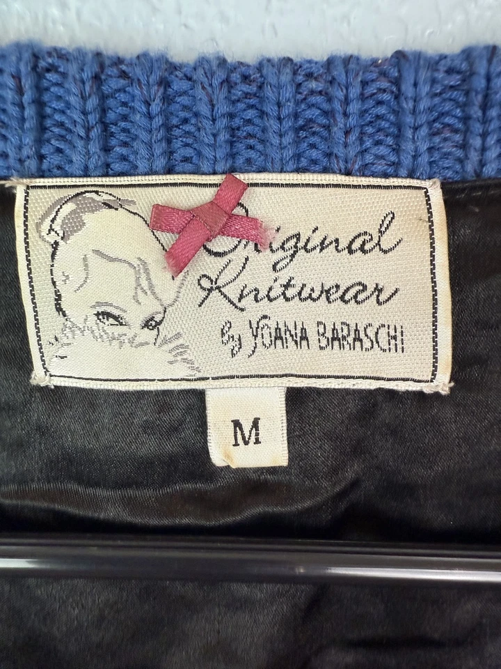 Suéter Joana Baraschi Mujer Cárdigan Tejido Mediano Cadena Bolsillos con Botones Único Foto 4 de 4