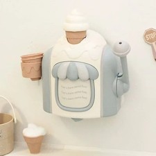 Bath Time Toys Bubble Ice Cream Maker Foam Machine for Kids Babies Toddlers JQ