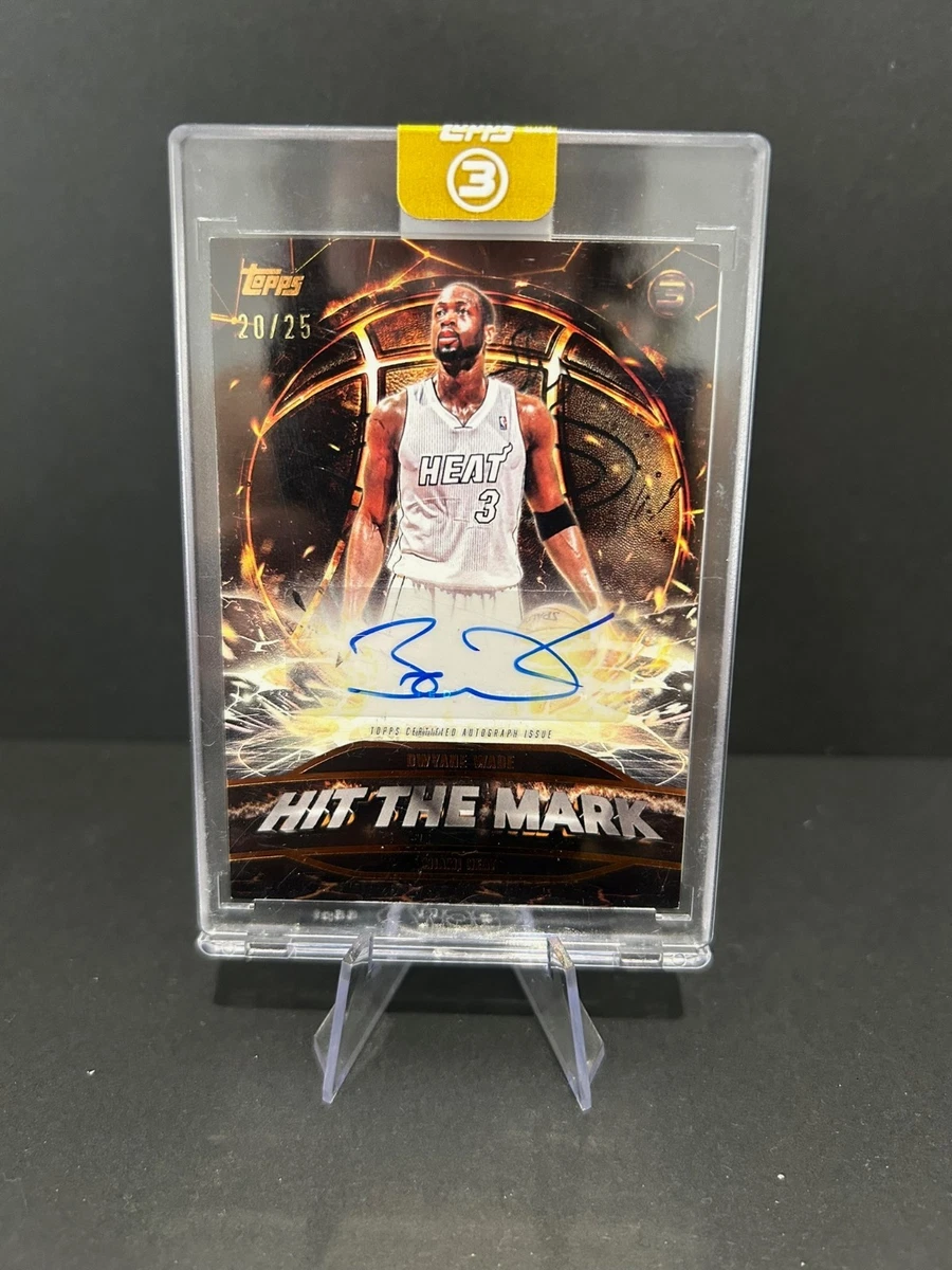 Topps Dwyane Wade Basketball Autographed Sports Trading Cards