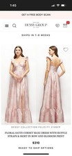 Bridesmaid/Wedding Guest Dress "Bow and Blossom" Print from the Dessy Collection