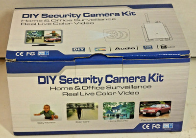 DIY Security Camera Kit Surveillance Color Video New Open Box