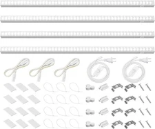 Barrina 4PCS T5 LED Grow Plant Light 5000K Full Spectrum Sunlight 2FT Linkable