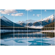 Decorative Acoustic Panels 8 Pack, 48"x32" Large Sound Absorbing Wall Art Pan...