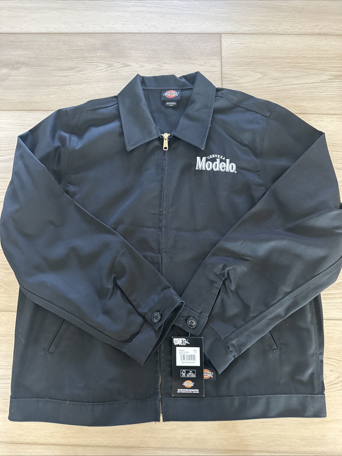 Modelo - Dickies Unlined Eisenhower Jacket, BLACK, L RG Larg
