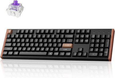 Keychron K10 HE Hall Effect Keyboard Wireless, Magnetic Switch Hot Swappable, Ad