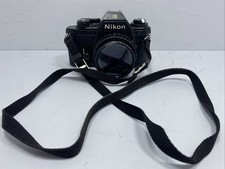  UNTESTED  Vintage Nikon EM 35mm Film Camera W/50mm Nikon Lens Series E f/1:18
