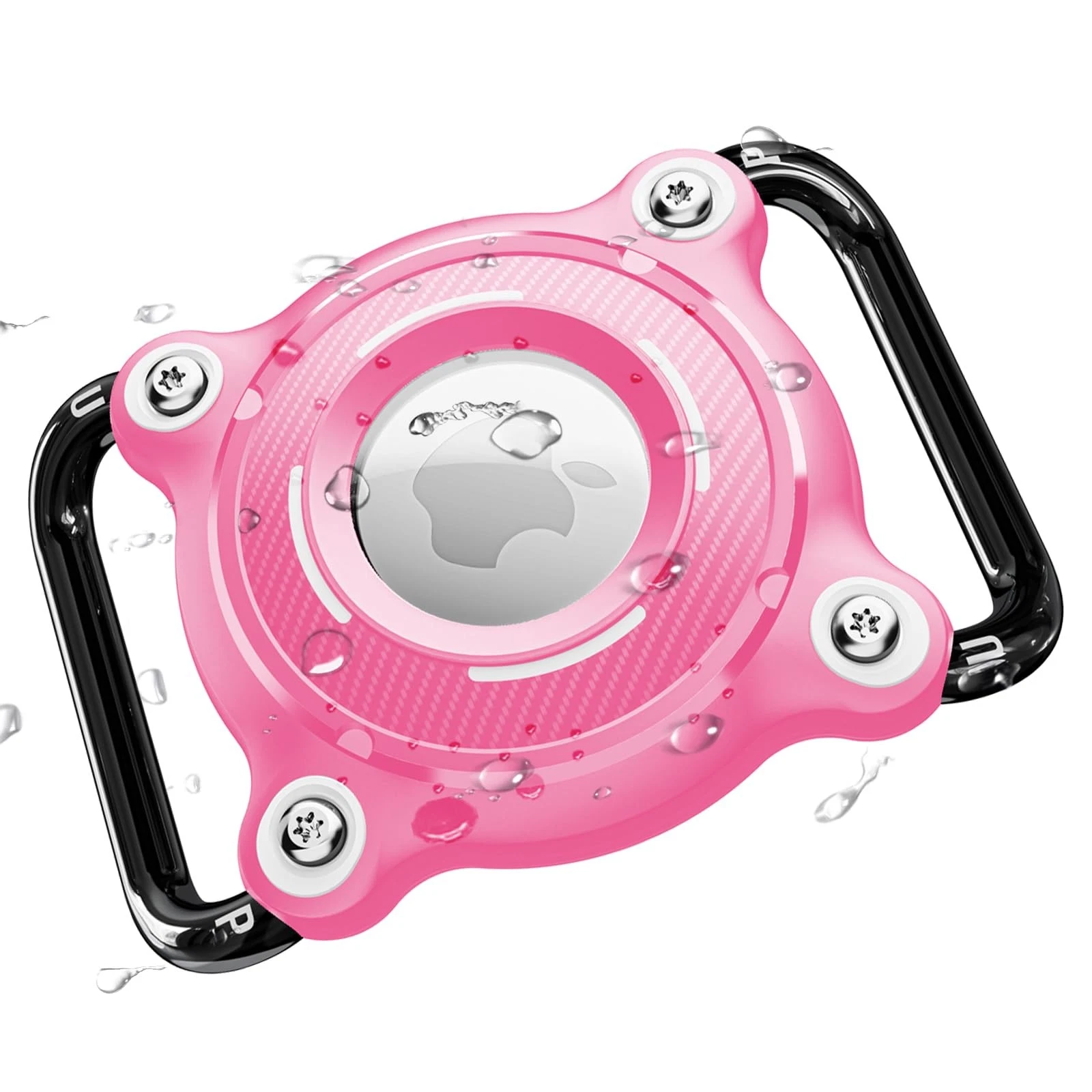 Airtag Dog Collar Holder | Air Tag - Tag. for Pet 1, TPU Pink