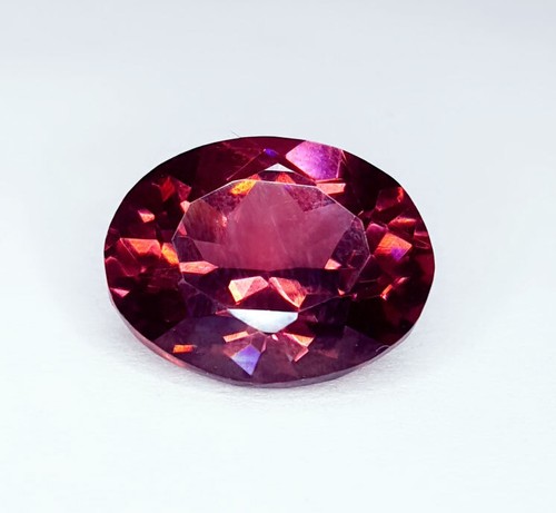 Natural Padparadscha Sapphire 10 Ct Certified Loose Gemstone Oval Cut Gem W07 - Imagen 4 de 13