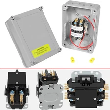 1522 Pump Start Relay with Housing 3 HP / 110V / 220V 24V Coil for Irrigation