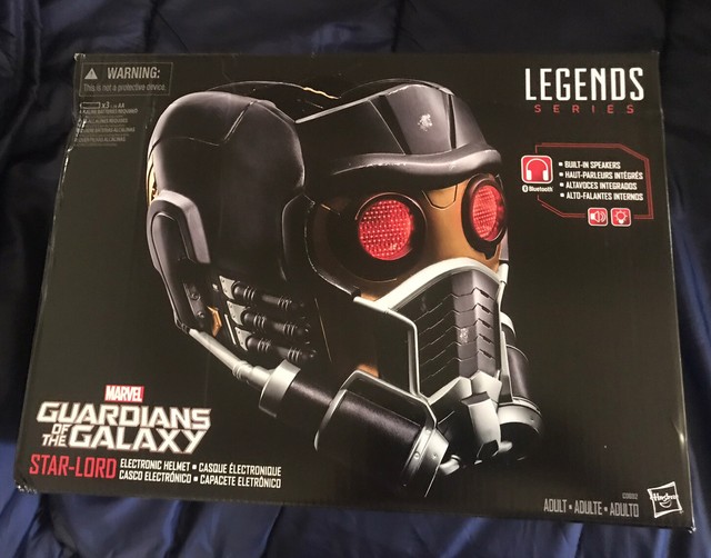 marvel legends star lord helmet for sale