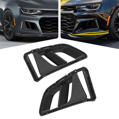Front Fog Light Cover Left & Right Fog Lamp Cover For 2019-2023 Chevrolet Camaro