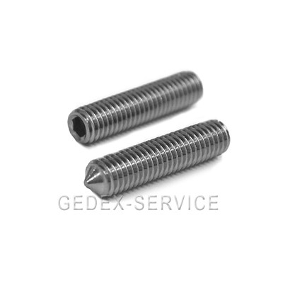 10 St. Madenschrauben mit Spitze DIN 914 M3x3 A2 EDELSTAHL V2A A2 ISO 4027